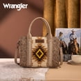 thumbnail image 7 of Montana West Wrangler Aztec Tote Bag for Women Western Shoulder Purse Stylish Top Handle Handbag, Tan, 7 of 7