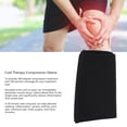 thumbnail image 4 of Cold Therapy Compression Sleeve, Skin Friendly Reusable Elbow Knee Ice Pack Sleeve Flexible  for Right Legs Black, 4 of 7