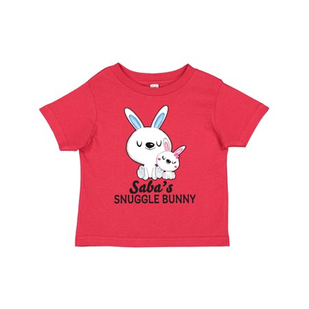 

Inktastic Sabas Snuggle Bunny Easter Gift Toddler Toddler Girl T-Shirt