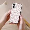 thumbnail image 4 of Compatible with Iphone 16 Case - Cute Soft Pink Floral Silicone Case Compatible with Iphone 16 Phone Case for Women Men, 4 of 6