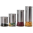 thumbnail image 2 of Essence Collection 4 Piece Stainless Steel Canister Set, 2 of 2