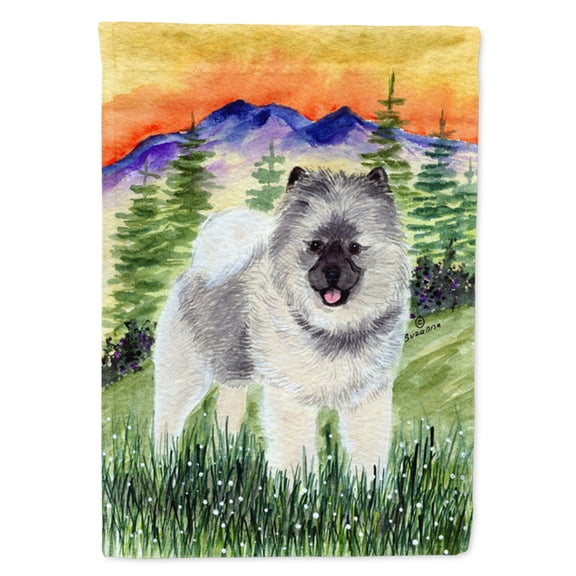Caroline's Treasures SS8192-FLAG-PARENT Keeshond Flag, , multicolor