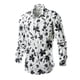 thumbnail image 1 of Blusa y camisa de manga larga con cuello vuelto para hombre, blusa informal de moda con estampado de cuello vuelto y botones, blusa de manga larga para hombre, 1 of 2