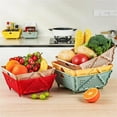 thumbnail image 1 of Colador de cocina de plástico plegable para lavar frutas y verduras, 1 of 3