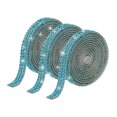 thumbnail image 1 of Unique Bargains 3 Roll 0.3 Inch 3 Yards Self Adhesive Crystal Rhinestone Diamond Ribbon for Arts & Crafts Project Wedding Lake Blue, 1 of 5