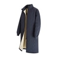 thumbnail image 4 of Men's Extra Long Parka Winter Coats Jacket Heavy Warm Water-resistant Outerwear Cold Weather for Fall Winter Outfits(Grey,M), 4 of 9