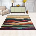 thumbnail image 2 of Yayeee Area Rugs for Living Room 5.2'x4' Non Slip Washable Bedroom Floor Carpet, Artistic Desert Pattern, 2 of 5