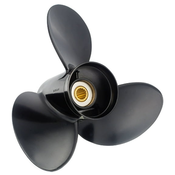 Solas 5011-085-08 Amita 3 Aluminum 3-Blade Boat Propeller - RH, 8.5 In. Diameter x 8 In. Pitch x 12-Spline