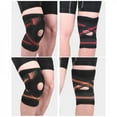 thumbnail image 2 of 1PCS Compression Knee Support Sleeve Protector Elastic Kneepad Brace Springs Gym Sports Basketball Volleyball Running, 2 of 6