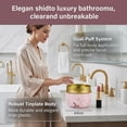 thumbnail image 6 of Body Powder Puff and Container for Women, Portable Tin Jar for Loose Dusting, Ideal for Bath, Travel and Home Use, 6 of 9