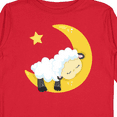thumbnail image 4 of Inktastic Cute Sheep, Sleeping Sheep, Moon, Stars, Sleepy Boys or Girls Long Sleeve Toddler T-Shirt, 4 of 5