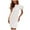 White, variant on Bigersell Renaissance Dress Women Fashion Women Casual Backless Round-Neck Solid Short Sleeve Mini Dress Bridal Shower Dresswrap Dress for Female Women's Plus Slip Dress Dresses, Style 19951, Yellow M