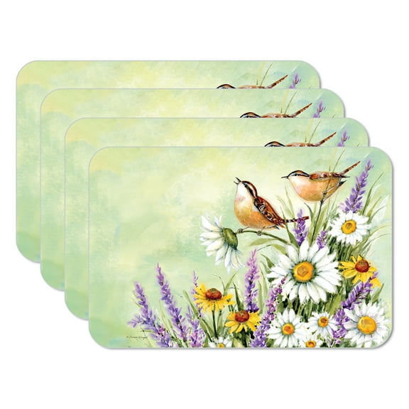 CounterArt "Grateful Nature" 4-Pack Reversible Tabletop Placemats