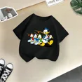 thumbnail image 5 of Marca Linda camiseta de algodón de verano para niños con el Pato Donald, linda y divertida camiseta de dibujos animados de Disney para niño y niña, ropa informal de moda para niños, 5 of 5