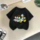 thumbnail image 5 of Marca Linda camiseta de algodón de verano para niños con el Pato Donald, linda y divertida camiseta de dibujos animados de Disney para niño y niña, ropa informal de moda para niños, 5 of 5