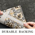 thumbnail image 6 of Bohemian Retro Floral Non-Slip Entryway Door Mat,Boho Indoor Decor Durable Low Plush Door Mat,Washable Welcome Rug for Patio Hallway Home Decor 20x32 Inches, 6 of 7
