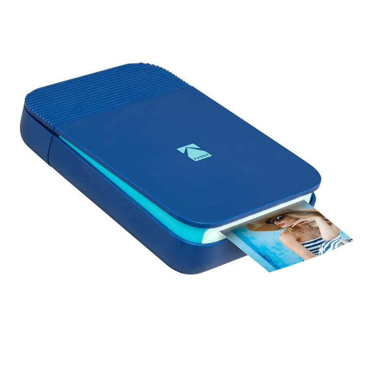 KODAK Smile Instant Digital Bluetooth Printer for iPhone & Android – Edit,  Print & Share 2x3 ZINK Photos W/ Smile App (Blue) - Walmart.com