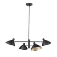 thumbnail image 4 of 12804-MB Millennium Lighting Warhol - 4 Light Chandelier-9 Inch Tall and 34.5 Inch Wide, 4 of 7