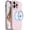 Chalk Pink, variant on for iPhone 14 Pro Max Case, [Compatible with MagSafe] Silicone Shockproof Slim Thin Phone Case for iPhone 14 Pro Max 6.7 inch (Elderberry)