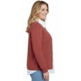 thumbnail image 5 of Turtle Bay New York Women's Classic Button Front Cable Knit Cardigan in Soft Acryllic, 5 of 6