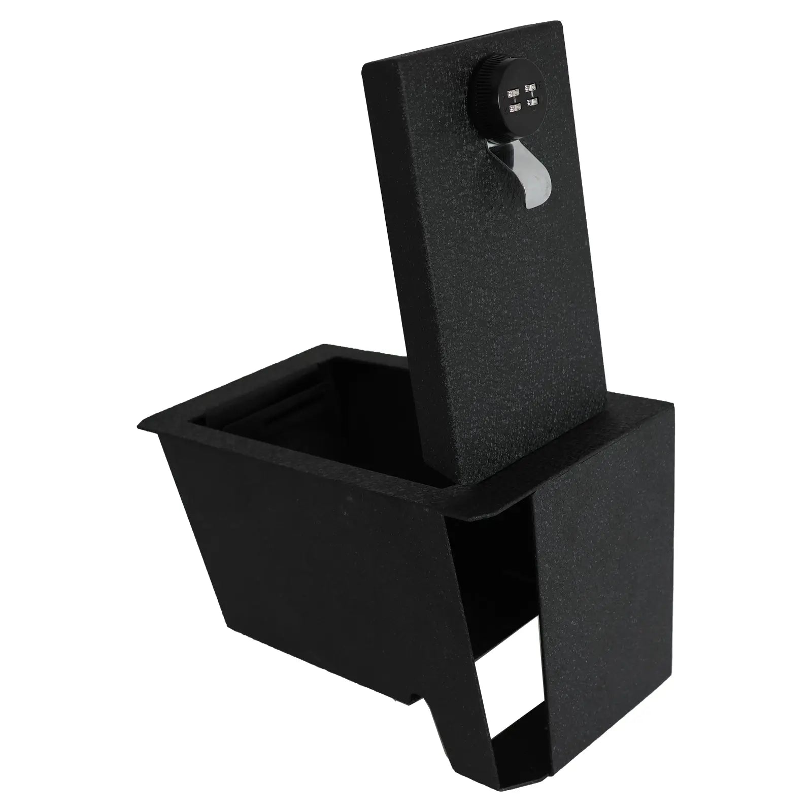 Center Console Safe Gun Safe, WASAI Premium In-vehicle Console Gun Vault Lockbox Compatible with 2022-2024 Toyota Tundra, 2023-2024 Toyota Sequoia, 4-Digit Combination Lock.
