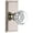 Polished Nickel, variant on Grandeur Carchm_Prv_234_Cs Chambord Crystal Solid Brass Privacy Door Knob Set - Brass