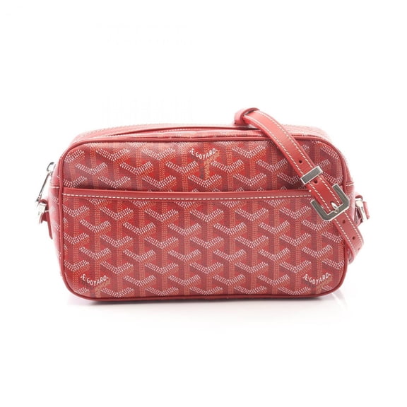 Pre-Owned Goyard Cap Vert PM Shoulder Bag in Coated Canvas and Leather, Women's, Red... (Good)