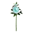 thumbnail image 1 of Vickerman 24" Contemporary Plastic Artificial Peony Bush in Blue, 1 of 2