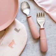 Fork and Spoon Set - Rose