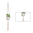 thumbnail image 1 of Bearachild Cestas colgantes 100 hechas a mano, soporte para plantas, macramé, colgador de plantas, maceta para colgar en la pared interior, soporte para Jardín y Patio No.10 Bearachild HA001777-10, 1 of 1