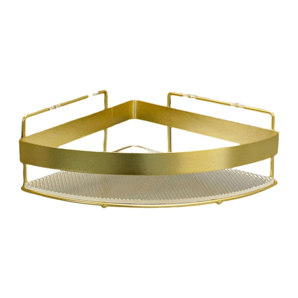 Estante de ducha Cesta de almacenamiento para ducha Fácil instalación Triángulo de almacenamiento para baño sin gancho