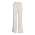 thumbnail image 3 of Time and Tru Women's Jacquard Sweater Rib Pants, 3 of 5