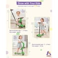 thumbnail image 2 of 3-in-1 Kids Scooter with Lighted Wheels, Adjustable Handlebar, for Ages 1-5, 2 of 5