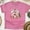 Heliconia, variant on Have A Sweet Holiday Season T-Shirt | Pink Gingerbread House Graphic Tee for Women Kids, White, Size S