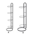 thumbnail image 2 of tamizeot Ball Storage Rack 5 Tiers Storage Space For Balls 3/4 Tiers Ball Rack Basketball 3, 2 of 3
