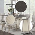 thumbnail image 5 of Bowery Hill Wood Dining Table with Sintered Stone Top in Gray & Champagne, 5 of 7