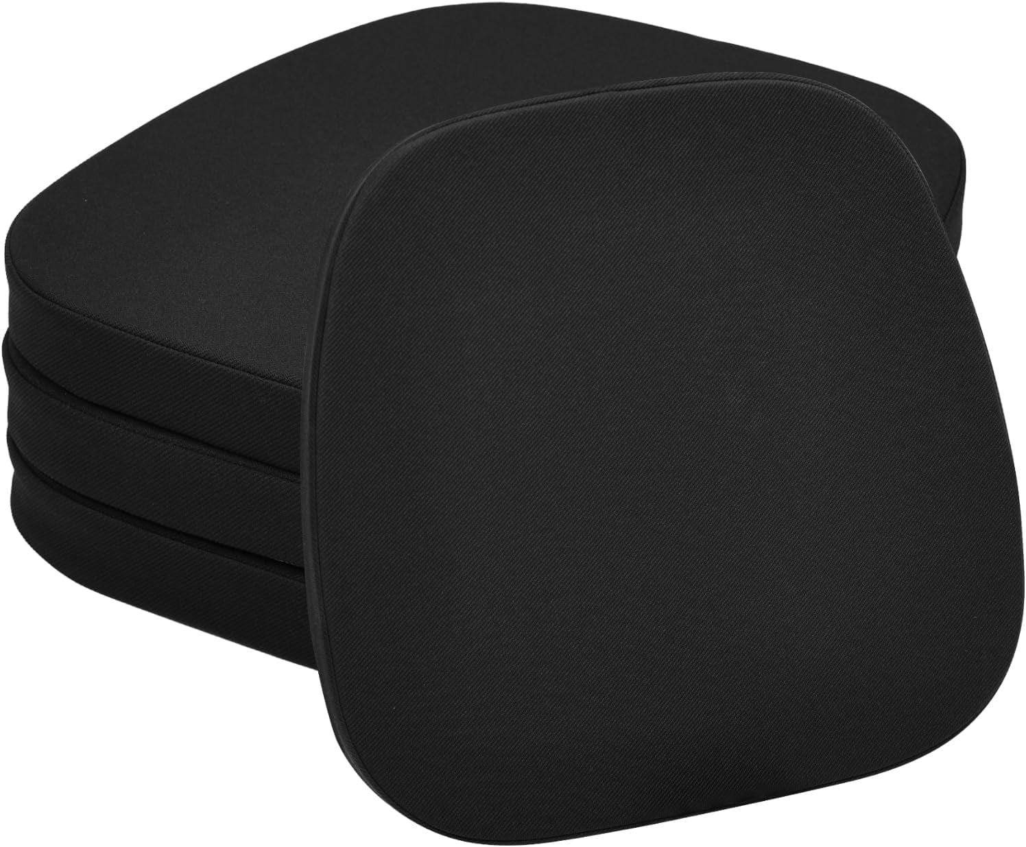 SHMAMT 14x14 Inches Non Slip Metal Chair Pads Set of 4, Soft Metal Kitchen Chair Cushion with