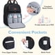 thumbnail image 4 of Mochila para pañales mommore, expandible, 32 L, para 2 niños o gemelos, 4 of 7
