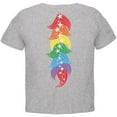 thumbnail image 2 of Halloween Rainbow Heart Unicorn Costume Pony Toddler T Shirt Heather 4T, 2 of 2