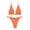 Orange Swimsuits for Women, variant on 2025 Bikini Sets for Women Two Piece Bathing Suits Trendy Solid G-String Thongs and Bikinis Tops Beach Separates Swimsuits
