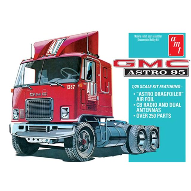 AMT GMC Astro 95 Kit de Modèle en Plastique pour Tracteur Semi-Remorque