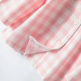 thumbnail image 4 of Pijamas con botones para niños y niñas, conjuntos de ropa de algodón con acabado cepillado, ropa de casa a cuadros, primavera, otoño e invierno, 2021, 4 of 4