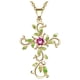 thumbnail image 1 of Cadenas Retros EternalTwist02 1Pza Oro Collar Cruz/Flores Dije 2x3.2cm Metal. High Monaco MXERN-001, 1 of 4