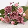 thumbnail image 2 of EIMELI Simulation Flower Wedding Decoration Maintenance Free Attractive Fake Silk Peony Artificial Flower, 2 of 5