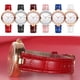 thumbnail image 4 of Correa de reloj de piel de vaca para Ros-sini 516752 616764 517784 5758G Correa de cadena de reloj con muesca Pulsera roja para hombres y mujeres 14 mm 16 mm 18 mm, 4 of 5