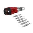 thumbnail image 5 of Arrow 14-in-1 Ratcheting Replacable Blade Stubby Screwdriver with Tire Grain Handle, 5 of 7