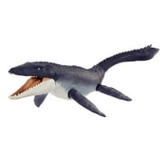 Jurassic World Dominion Mosasaurus Dinosaur Toy 29 inch Action Figure, Poseable with DNA Code