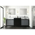 thumbnail image 5 of Double Bath Vanity 84" W - Black And Gray With Grey Marble Countertop & Faucet Soft Close, Spacious Bathroom Storage Unit For Your Home 84 Inches Wide Top Functional Stylish Fixture, 5 of 5