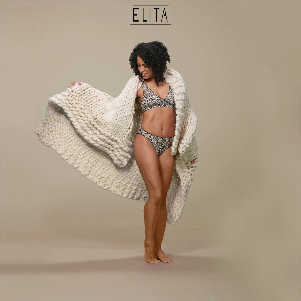Elita Women's Rayon made from Bamboo High Cut Low Rise Panty M