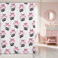 thumbnail image 2 of Erosebridal Cherry Shower Curtain 72Wx72L Blush Bathroom Curtain, Blush Cherry, 2 of 5